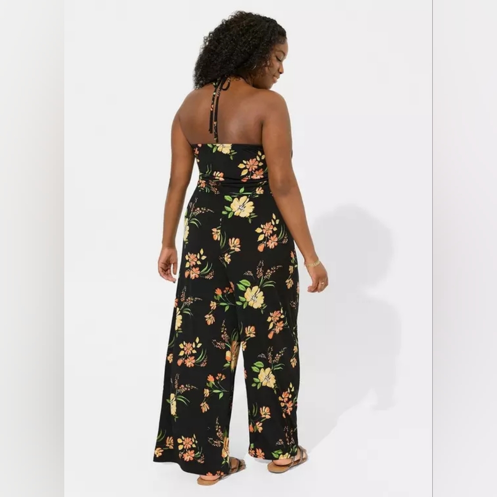 Studio Knit O-Ring Halter Jumpsuit View 3